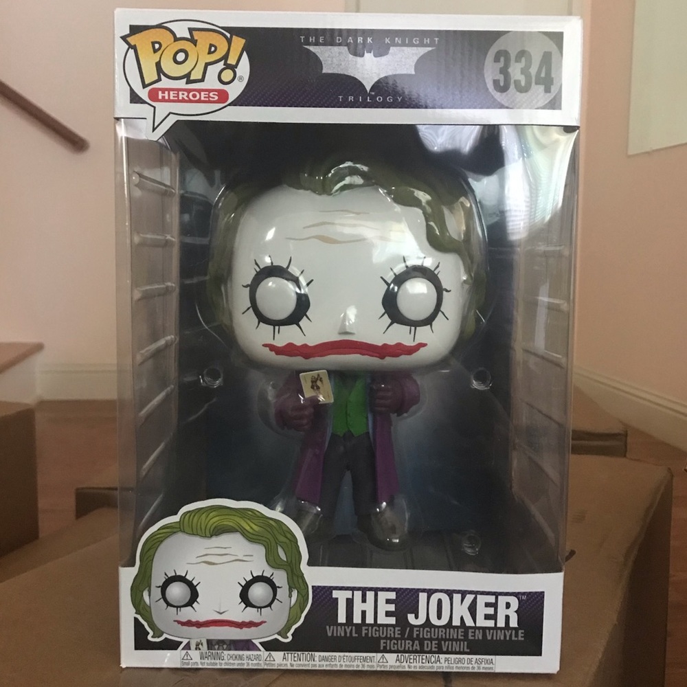 Large Funko POP Dark Knight Joker 10 inch 334